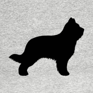 Briard Dog Silhouette T-Shirt